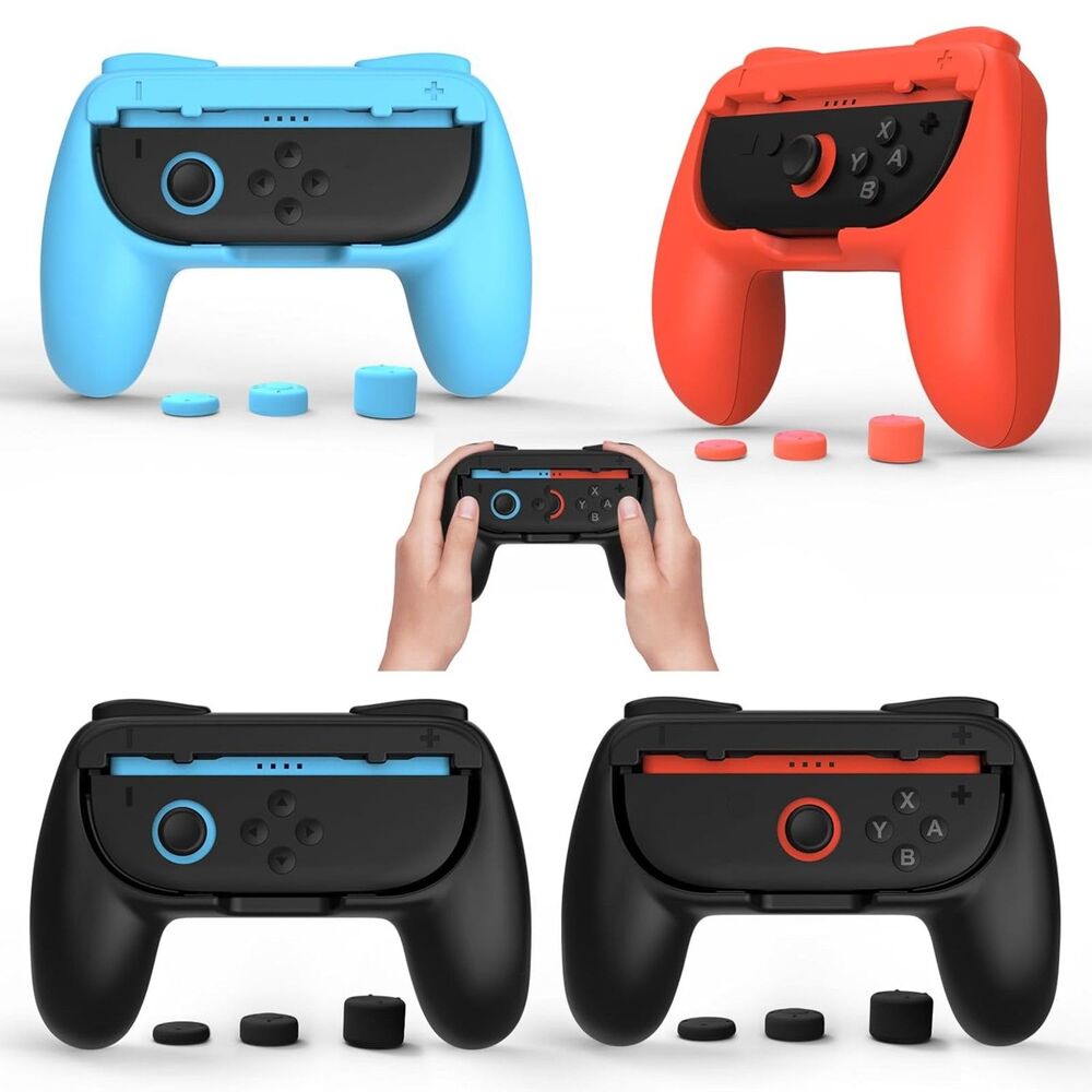 4-Pack Comfort Grips Compatible with Nintendo Switch 2 Joy-Con
